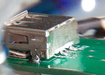 USB Type A soldered